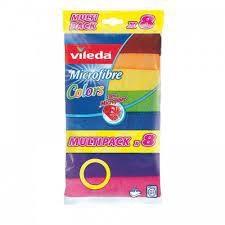 VILEDA MICROFIBRE COLORS 8 PZ. 166640