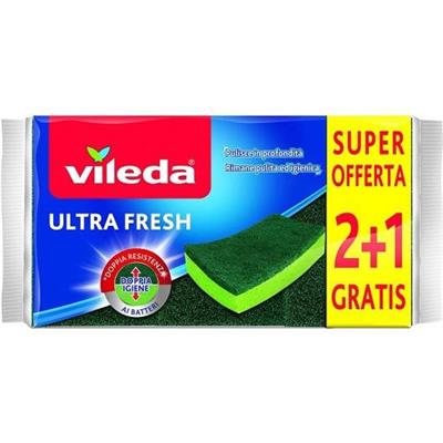 VILEDA ABRASIVO ULTRA CON ANTI BATTERICO FRESH 2+1 162040