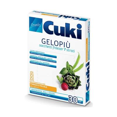 CUKI GELOPIU' PICCOLI 7 STRATI CM18X28 LT 1.5 30PZ 200032