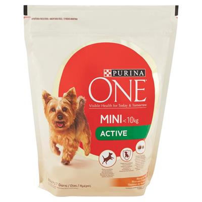 PURINA ONE MINI ACTIVE RICCO IN POLLO CON RISO 800 G