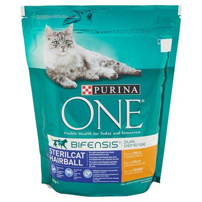 PURINA ONE STERILCAT HAIRBALL POLLO E CEREALI INTEGRALI BIFENSIS