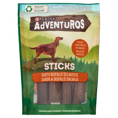 ADVENTUROS STICKS BUFALO SELVATICO 120G