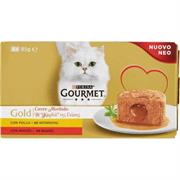 GOURMET GOLD CUORE MORBIDO MANZOePOLLO 4X85G IT