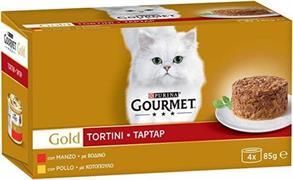 GOURMET GOLD INTRECCI DI GUSTO MANZO POLLO/TACCHINO AGNELLO 4X85