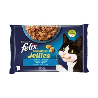 FELIX SENSATIONS JELLIES SELEZIONI CON PESCI - (SALMONE/TROTA) 4