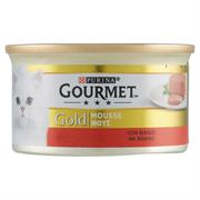 GOURMET GOLD MOUSSE CON MANZO 85 G