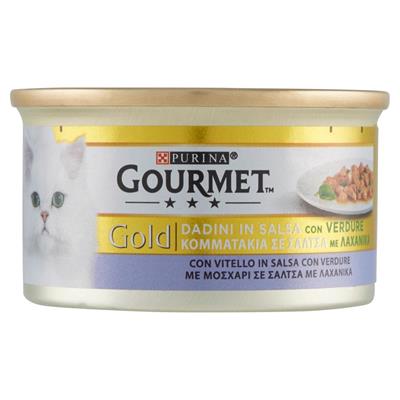 GOURMET GOLD DADINI IN SALSA CON VITELLO E VERDURE 85 GR