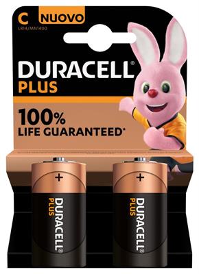 DURACELL PLUS 100 C B2 MEZZA TORCIA