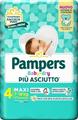 PAMPERS PANNOLINI BABY DRY DOWNCOUNT MAXI X17 NEW