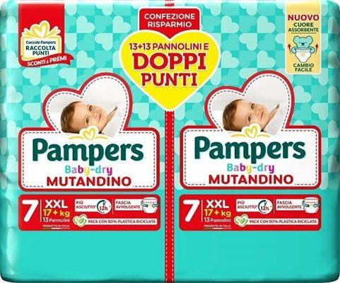 PAMPERS PANNOLINI BABY DRYMUTANDINO MAXI SP X16 NEW