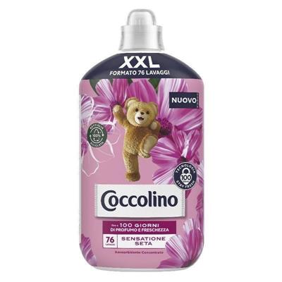 COCCOLINO AMM.CONC.SENSAZIONE SETA 1750 ML 76 LAV.