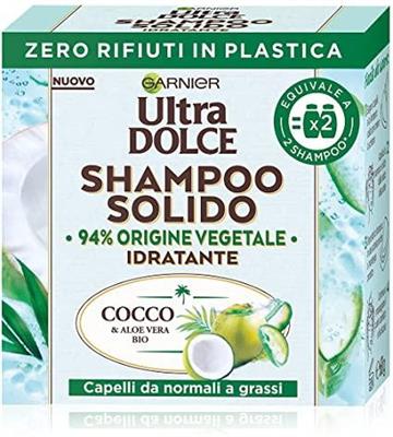 ULTRA DOLCE SHAMPOO SOLIDO COCCO & ALOE VERA BIO 60 GR