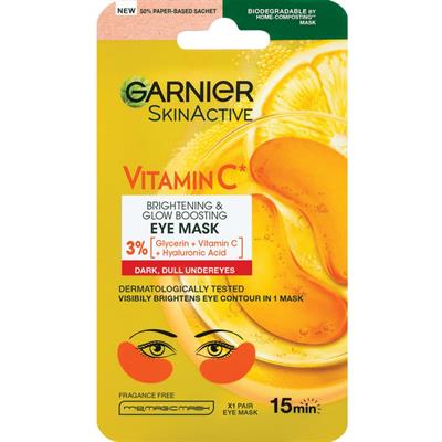 GARNIER EYE TISSUE MASK VITAMINA C MASCHERA OCCHI