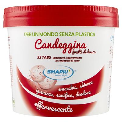 SMAPIU' CANDEGGINA LUXURY FRUTTI ROSSI BARATTOLO CARTA 32 TABS