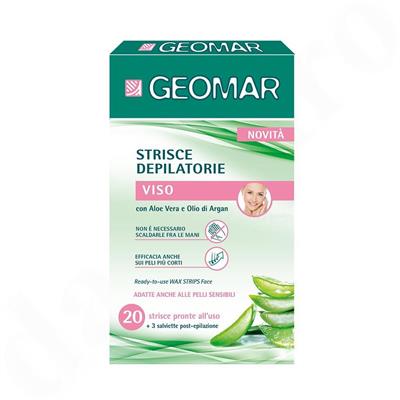 GEOMAR DEP. STRISCE DEPILATORIE VISO 20 PZ