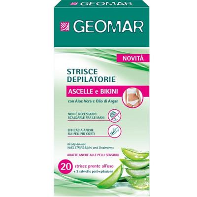 GEOMAR DEP. STRISCE DEPILATORIE ASCELLE/BIKINI 20 PZ