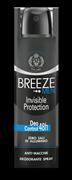 BREEZE DEODORANTE SPRAY MEN INVISIBLE PROTECTIONÿ150MLÿNEW