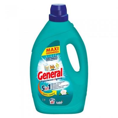 GENERAL BUCATO LIQUIDO FRESCHEZZA E IGIENE 60 LAV 2,7LT