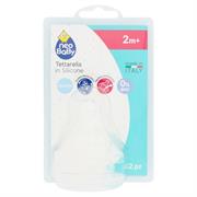 NEO BABY TETTARELLA COLLO LARGO SILICONE - FLUSSO REGOLABILE 2 P