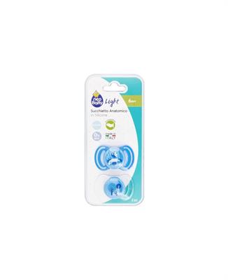 NEO BABY SUCCHIETTO SILICONE MINI DINO BLU 2PZ