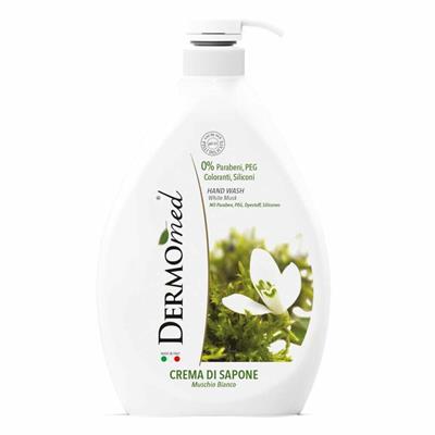 DERMOMED CREMA DI SAPONE FRESCHEZZA MUSCHIO BIANCO 1 LT DISP