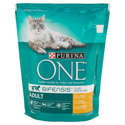 PURINA ONE ADULT POLLO e CEREALI INTEGRALI BIFENSIS 800 G