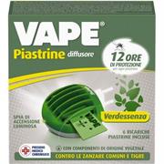 VAPE ELETTROEMANATORE PIASTRINA SPINA VERDE ESSENZA + 6 PIASTRIN