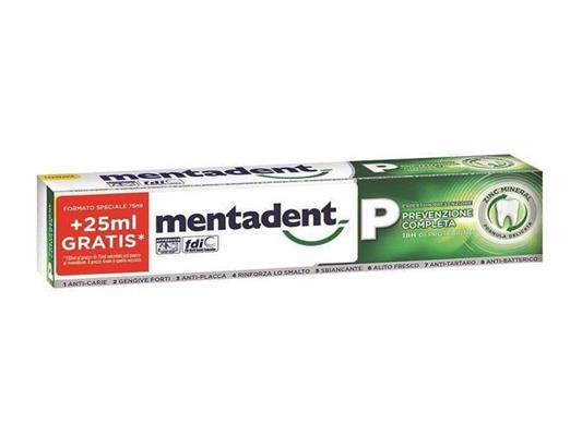 MENTADENT P DENTIFRICIO 75 ML + 25 ML