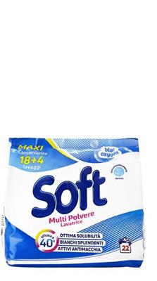 SOFT LAVATRICE POLVERE BLUE OXYGEN 18+4 MIS.