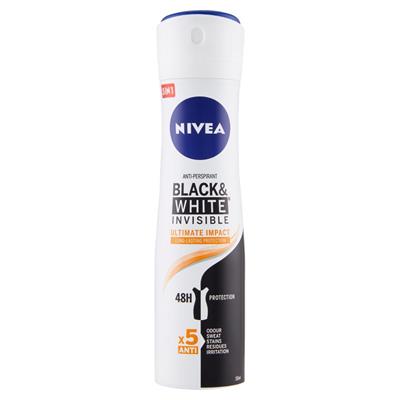 NIVEA DEO BLACK - WHITE ULTIMATE DONNA ML 150