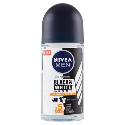 NIVEA DEO BLACK - WHITE ULTIMATE UOMO ROLL ON ML 50