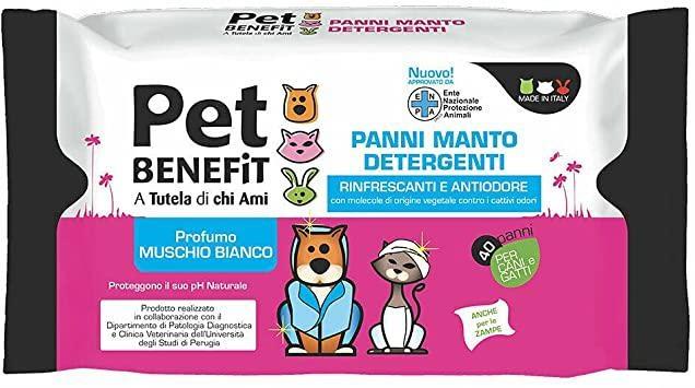 PET BENEFIT PANNI MANTO CANI/GATTI ANTIODORE 40 PZ