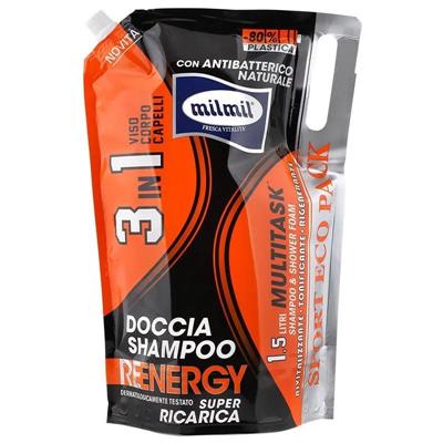 MIL MIL DOCCIA SHAMPOO SPORT REENERGY 3IN1 BUSTA 1,5LT